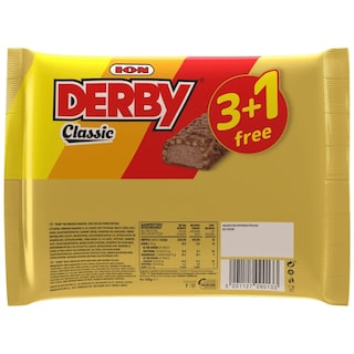DERBY | Σοκολάτα Derby Classic 38g 3+1 Δώρο