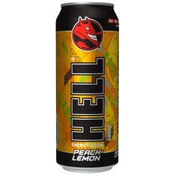 HELL | Ενεργειακό Ποτό Peach Lemon 500ml