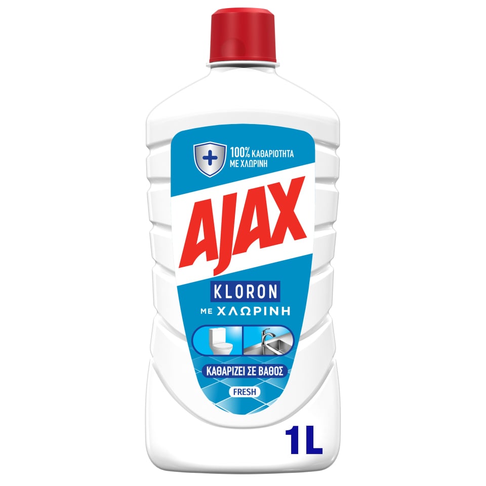 AJAX Υγρό Καθαρισμού Kloron Fresh 1lt