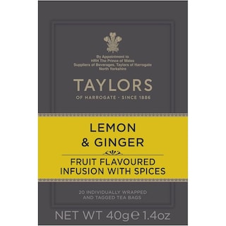 TAYLORS | Αφέψημα Λεμόνι και Τζίντζερ 20x2g