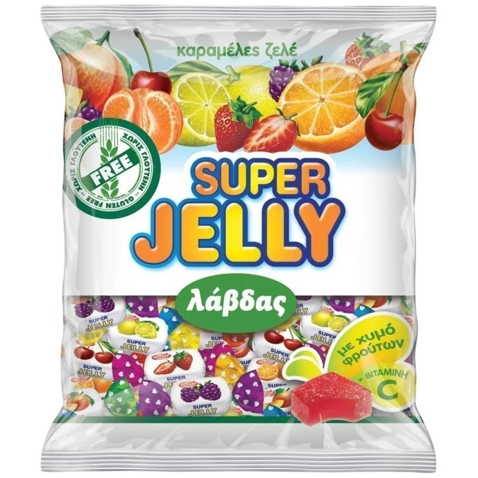 ΛΑΒΔΑΣ Καραμέλες Super Jelly Χωρίς Γλουτένη 200g