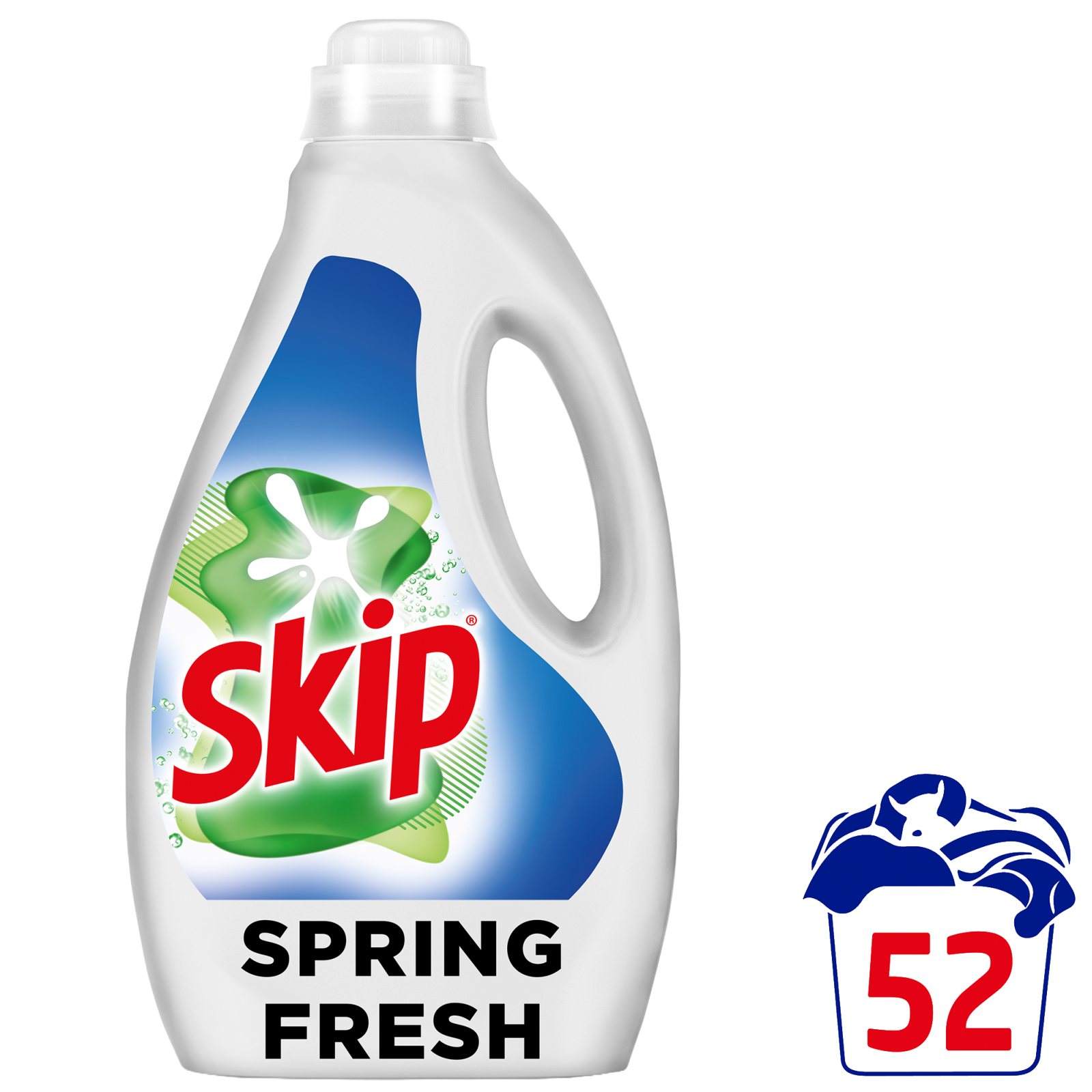 SKIP Υγρό Πλυντηρίου Ρούχων Spring Fresh 52 Μεζούρες