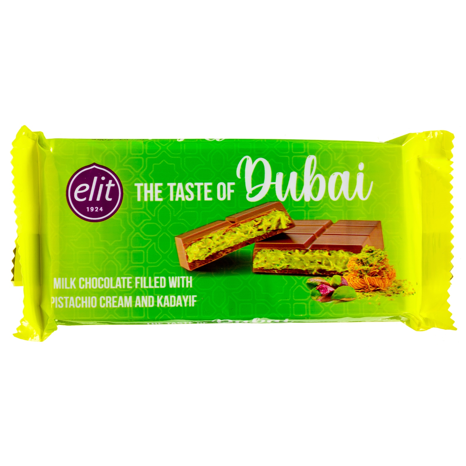Σοκολάτα Γάλακτος Dubai Φιστίκι Κανταΐφι 90g