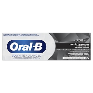 ORAL B | ORAL B 3D WHITE LUXE CHARCOAL 75ML
