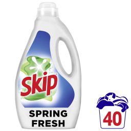 SKIP | Υγρό Πλυντηρίου Ρούχων Spring Fresh 40 Μεζούρες