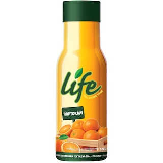 LIFE | Φυσικός Χυμός Πορτοκάλι 1.5 Lt