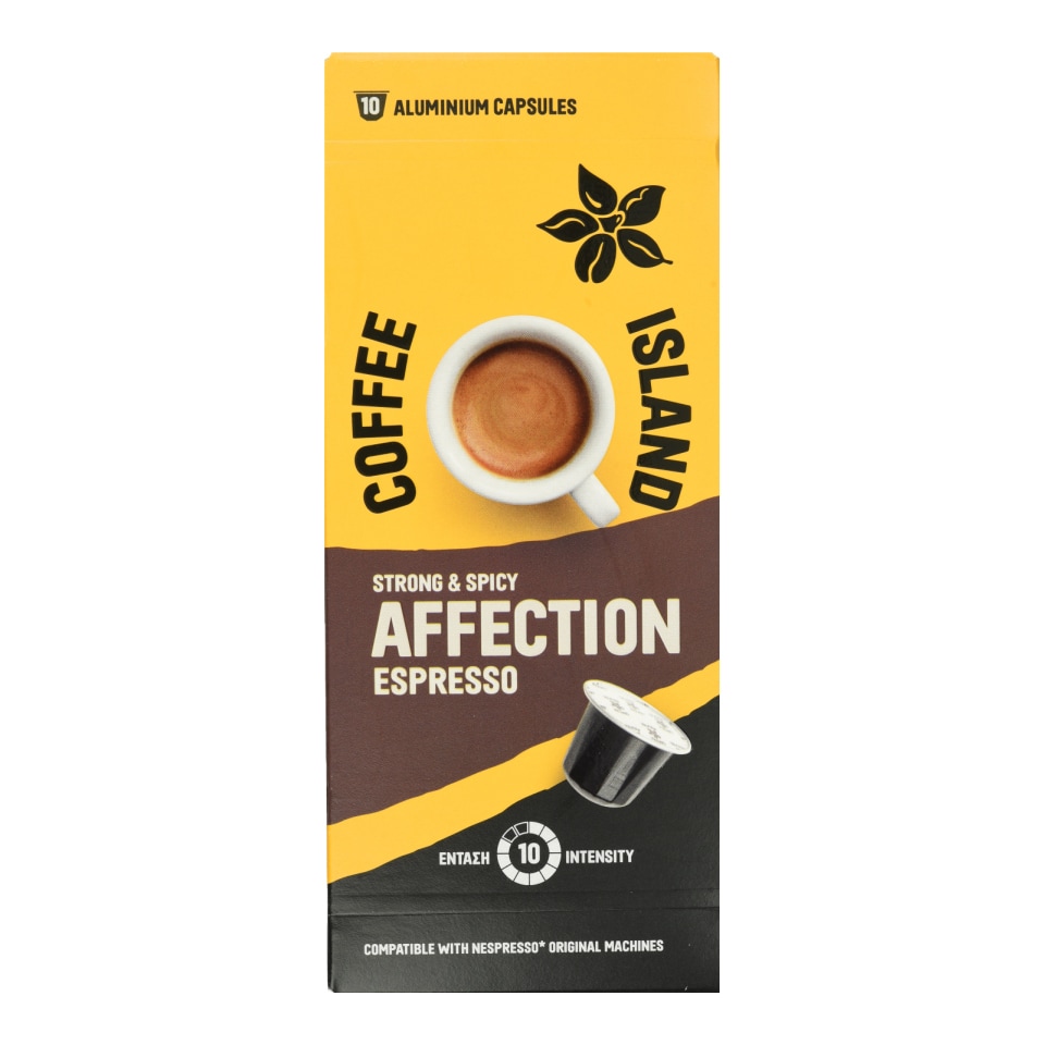 COFFEE ISLAND Κάψουλες Καφέ Espresso Affection 10x5.2g