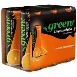 Πορτοκαλάδα με Ανθρακικό Κουτί 6x330ml