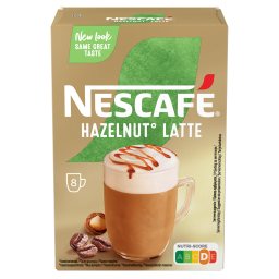 NESCAFE | Στιγμιαίος Καφές Hazelnut Latte 8x17g