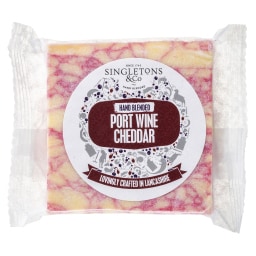 SINGLETONS | Τυρί Cheddar Port Wine 200g