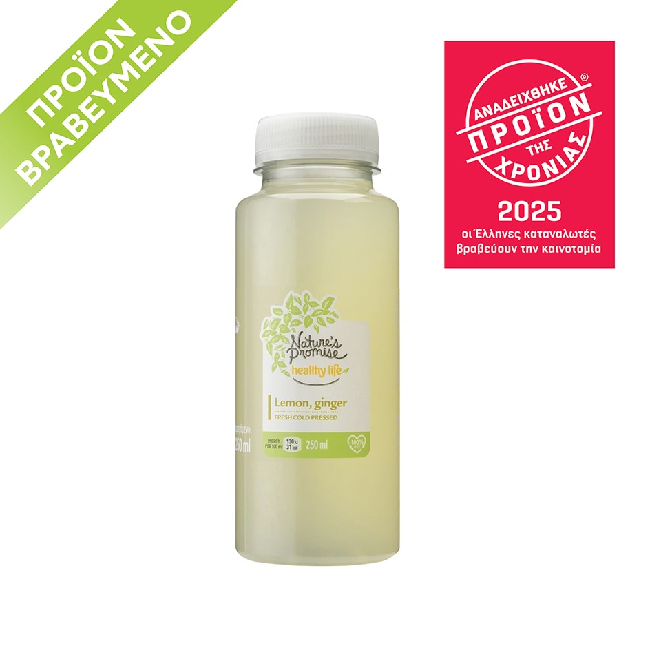 NATURE'S PROMISE Φυσική Λεμονάδα με Τζίντζερ 250ml