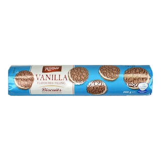 KITBIS | Μπισκότα Γεμιστά Βανίλια 200g