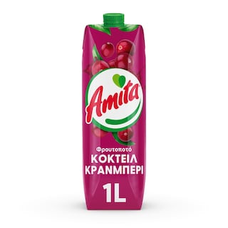 AMITA | Juice Drink Cranberry Cocktail 1lt
