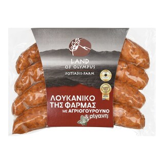 Λουκάνικα Αγριογούρουνου Καπνιστά 340gr