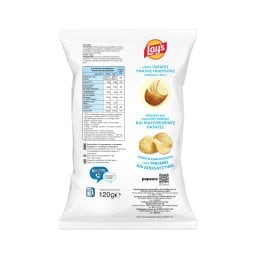 LAYS | Τσιπς 0% Προσθήκη Αλατιού 120g