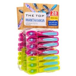 - | Μανταλάκια Χρωματιστά 28 Τεμάχια