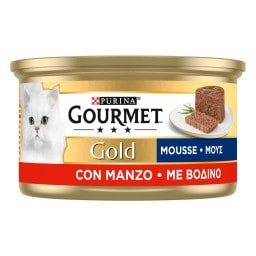 GOURMET | GOLD | Γατοτροφή Μους Βοδινό 85 gr