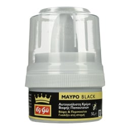 COLLONIL | Αυτογυάλιστη Κρέμα Βαφής Παπουτσιών Μαύρη 50g