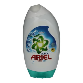 ARIEL | ΣΥΜΠΥΚΝΩΜΕΝΟ ΥΓΡΟ ΑΠΟΡΡΥΠΑΝΤΙΚΟ ΠΛΥΝΤΗΡΙΟΥ ΡΟΥΧΩΝ EXCEL GEL ALPINE 24 ΜΕΖ