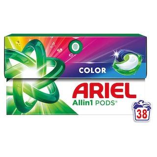 ARIEL | Kάψουλες Πλυντηρίου Ρούχων Allin1 Pods Color 38 Τεμάχια