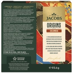 JACOBS | Κάψουλες Καφέ Espresso Origins Colombia 18x5.2g