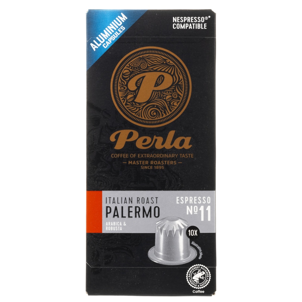 PERLA BEVERAGES Κάψουλες Καφέ Perla Palermo 10x5g