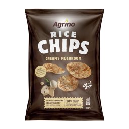 AGRINO | Τσίπς Ρυζιού Creamy Mushrooms 60g