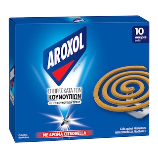 AROXOL | Εντομοαπωθητικό Spiral Σπείρες Κουνουπιών 10 Τεμάχια