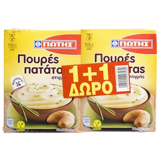 ΓΙΩΤΗΣ | ΠΟΥΡΕΣ ΠΑΤΑΤΑΣ ΣΤΙΓΜΗΣ 2 Χ 125 GR