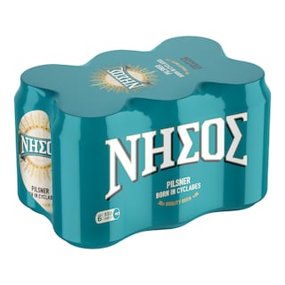 ΝΗΣΟΣ | Μπύρα Pilsner Κουτί 6x330ml