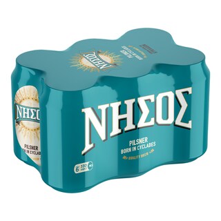 ΝΗΣΟΣ | Μπύρα Pilsner Κουτί 6x330ml