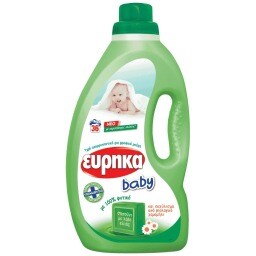 ΕΥΡΗΚΑ | Υγρό Πλυντηρίου Ρούχων Baby Βρεφικά Ρούχα 36 Μεζούρες