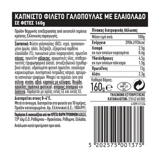 ΕΝ ΕΛΛΑΔΙ | Γαλοπούλα Καπνιστή Φέτες 160g