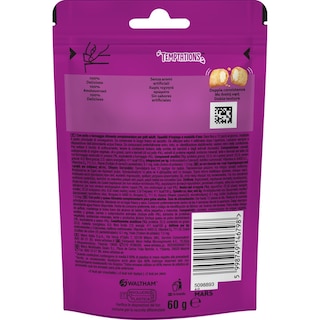 WHISKAS | Σνακ Γάτας Temptations Κοτόπουλο Τυρί 60g