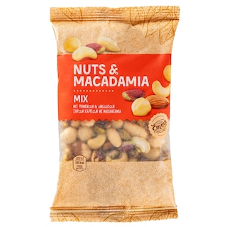 EMMA | Μείγμα Ξηρών Καρπών με Μακαντάμια Ψημένα Ανάλατα 200g