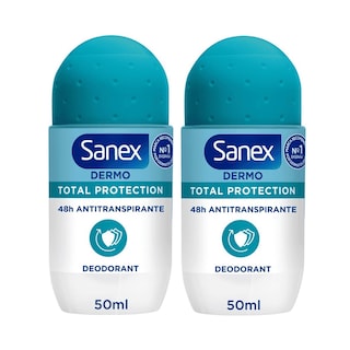 SANEX | Αποσμητικό Roll On Dermo Total Protection 50ml 1+1 Δώρο