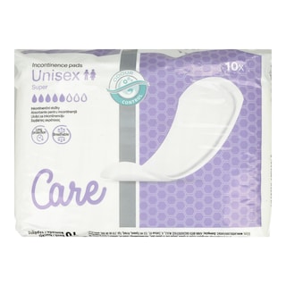 CARE | Σερβιέτες Ακράτειας Unisex Super 10 Τεμάχια