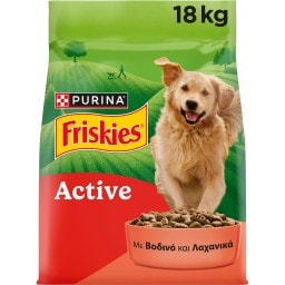 FRISKIES | Ξηρά Τροφή Σκύλου Active Βοδινό 18kg