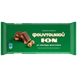 ΙΟΝ | Σοκολάτα Γάλακτος Ολόκληρα Φουντούκια 100g