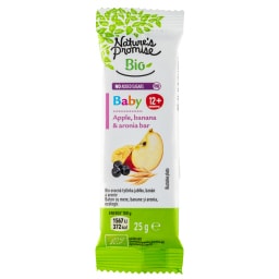 NATURES PROMISE BIO | Παιδική Μπάρα Bio Μήλο Μπανάνα Αρώνια 25g