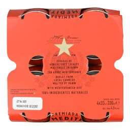 ESTRELLA | Μπύρα Estrella Barcelona Κουτί 4x330ml