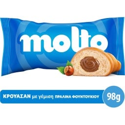 MOLTO | Κρουασάν Πραλίνα Φουντουκιού 98g