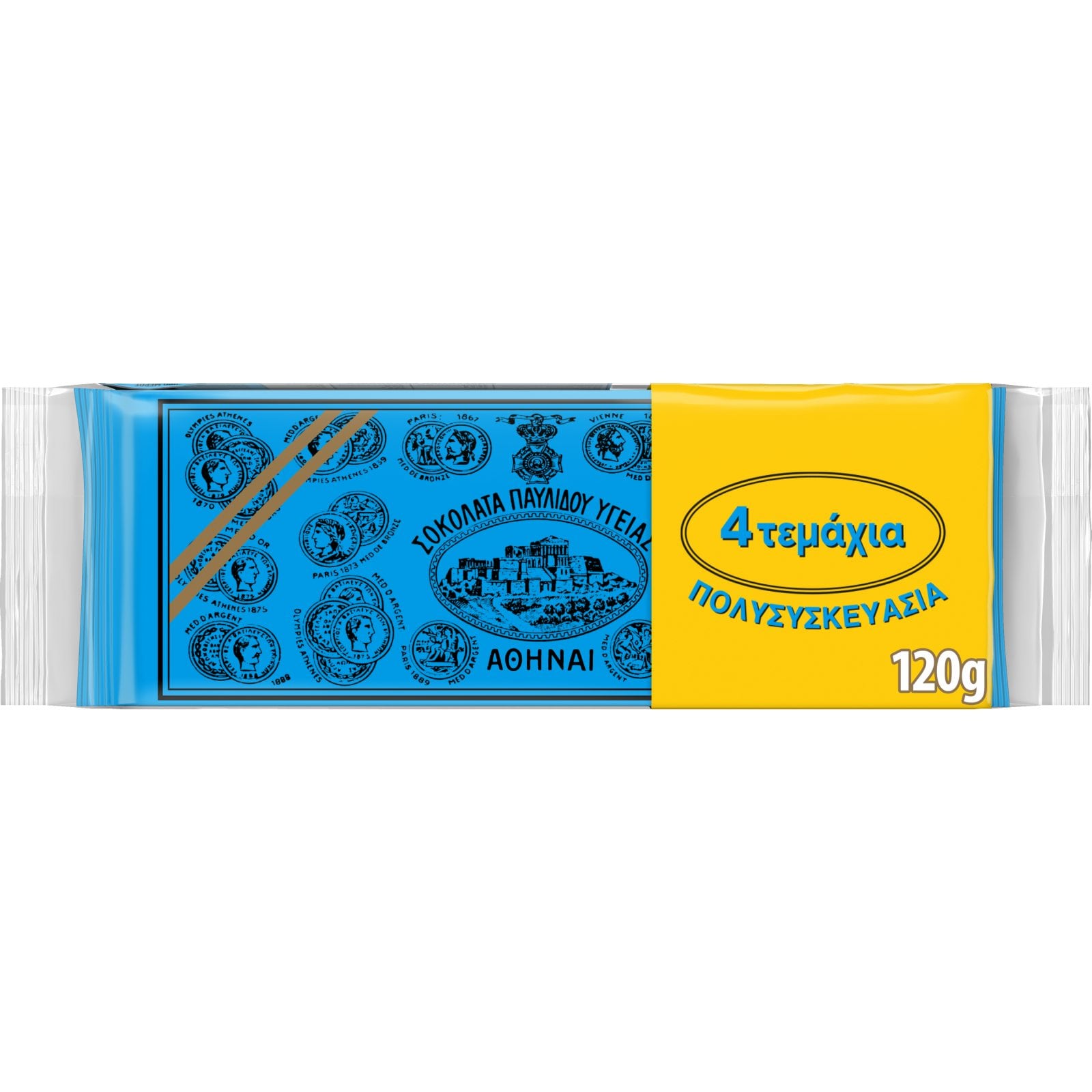 ΠΑΥΛΙΔΗΣ Σοκολάτα Υγείας 4x30g