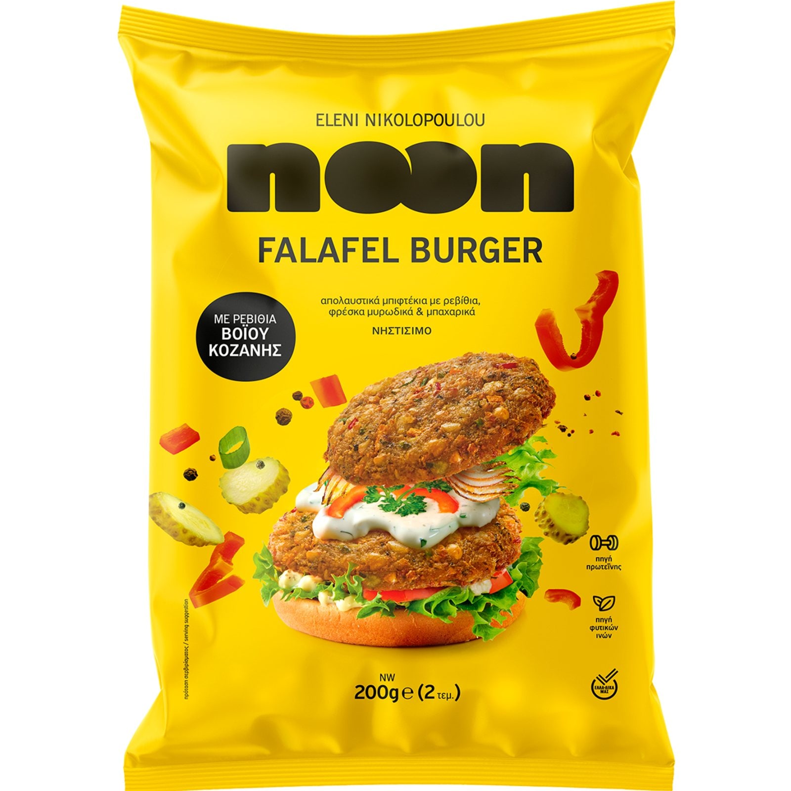 ΝΙΚΟΛΟΠΟΥΛΟΥ Noon Φαλάφελ Burger Vegan 200g