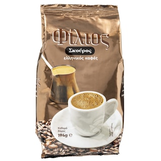 ΦΙΛΙΟΣ | Καφές Ελληνικός Σκούρος 194g