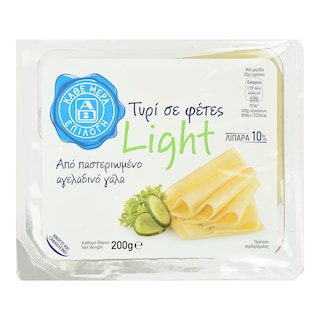 ΑΒ ΕΠΙΛΟΓΗ | Τυρί Μαλακό Light Φέτες 200g