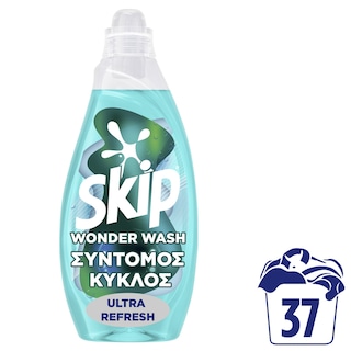 SKIP | Υγρό Πλυντηρίου Ρούχων Wonder Wash Ultra Refresh 37 Μεζούρες