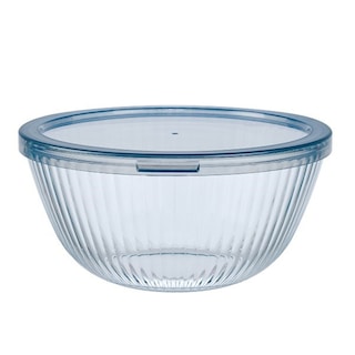 NEOFLAM | Σαλατιέρα Γυάλινη με Καπάκι 2.7lt 1 Τεμάχιο