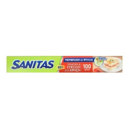 SANITAS | Μεμβράνη 100 Φύλλα 1 Τεμάχιο