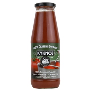 ΚΥΚΝΟΣ | KYKNOS MILLED TOMATOES 700G Περαστή στο Μύλο 700g